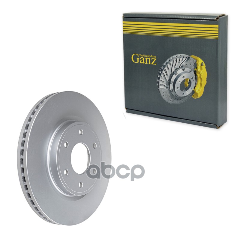 Диск Тормозной Передний С Покрытием Nissan Patrol (Y62) 2010-> /Vent D=358Mm Ganz Gij10234 GANZ арт. GIJ10234