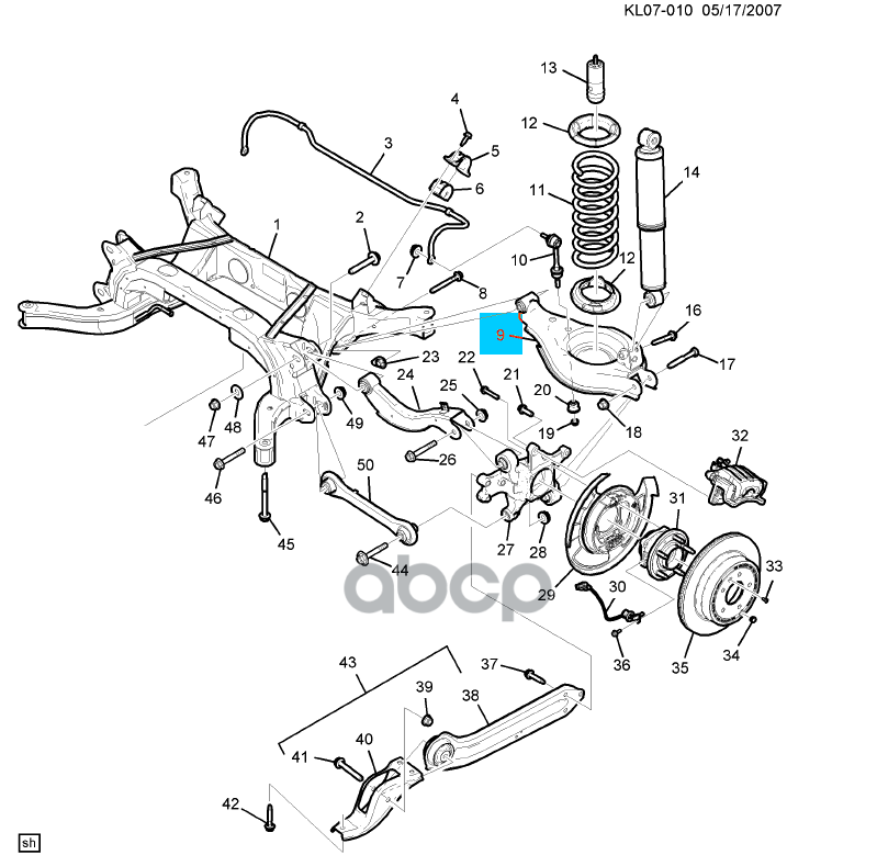 Рычаг Подвески Chevrolet:captiva(10020072009Captiva(14020112018 GENERAL MOTORS арт. 20756281