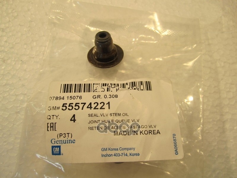 Колпачок маслосъемный CHEVROLET/OPEL GM GENERAL MOTORS 55574221 GENERAL MOTORS арт. 55574221