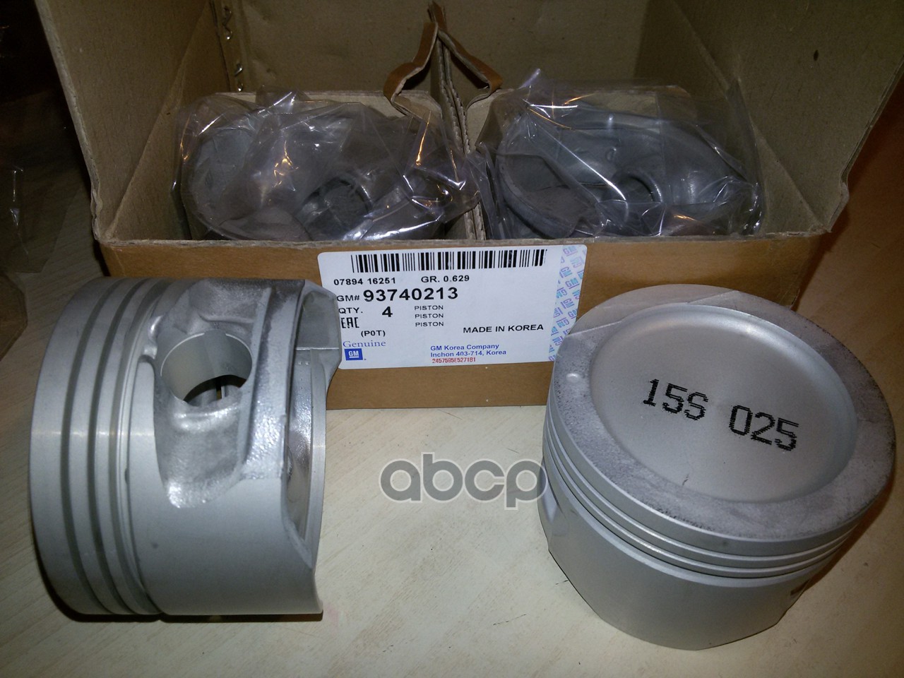 Поршень CHEVROLET GENERAL MOTORS 93740213 GENERAL MOTORS арт. 93740213