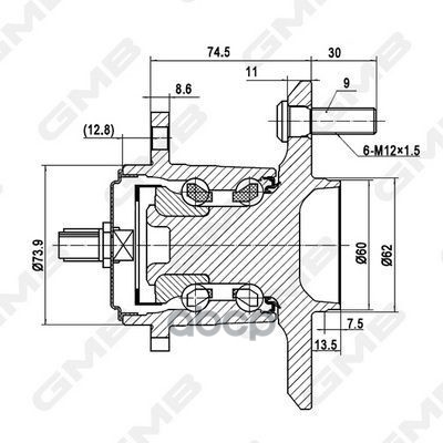 Ступичный узел задн./лев TOYOTA CAMRY ##V50 GMB арт. GH34970A