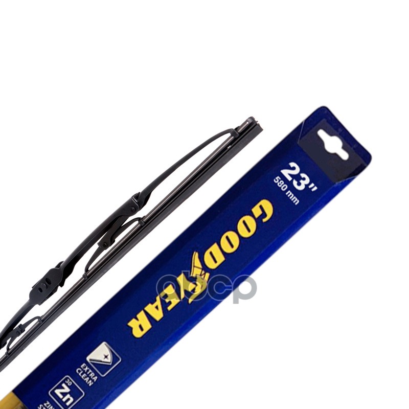 Щётка стеклоочистителя каркасная 580мм всесезонная 3 переходника GOODYEAR арт. GY000323
