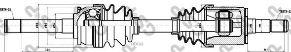 Привод В Сборе Mitsubishi L 200 (K7_t  K6_t) GSP арт. 239007