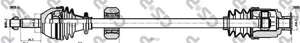 Привод В Сборе Renault Megane I (Ba0/1_) GSP арт. 250054