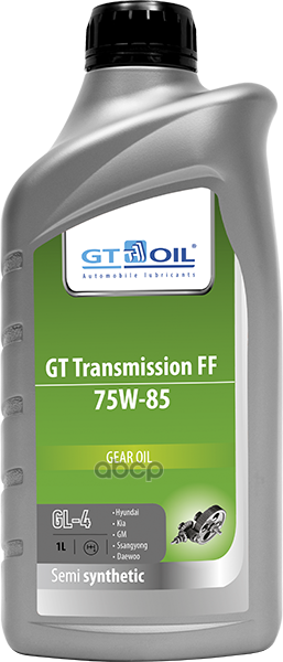 Масло трансмиссионное полусинтетическое Transmission FF 75W85 GL-4 1л GT OIL арт. 8809059407790