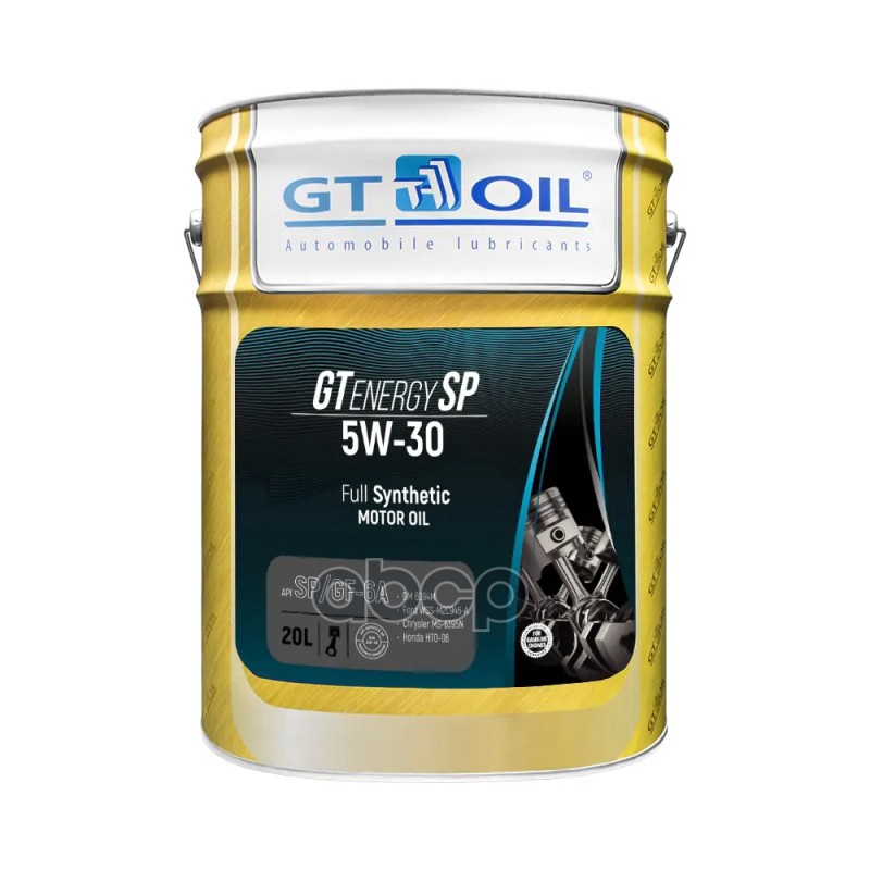 GT OIL Масло моторное синтетическое GT Energy SP 5W30 SP, A1/B1, GF-6A 20л
