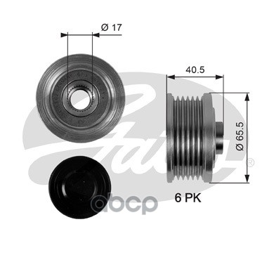 Муфта Генератора Обгонная Gates арт. oap7032