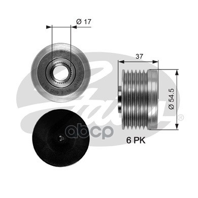 Механизм Свободного Хода Генератора Gates арт. OAP7034