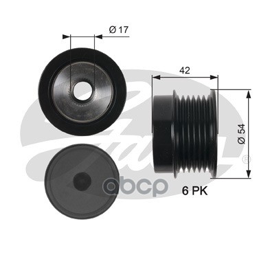 Механизм Свободного Хода Генератора Gates арт. OAP7035