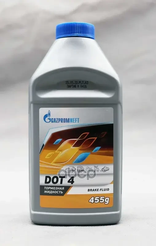 Жидкость Тормозная Gazpromneft Brake Fluid Dot4 455 Гр 2451500013 Gazpromneft арт. 2451500013