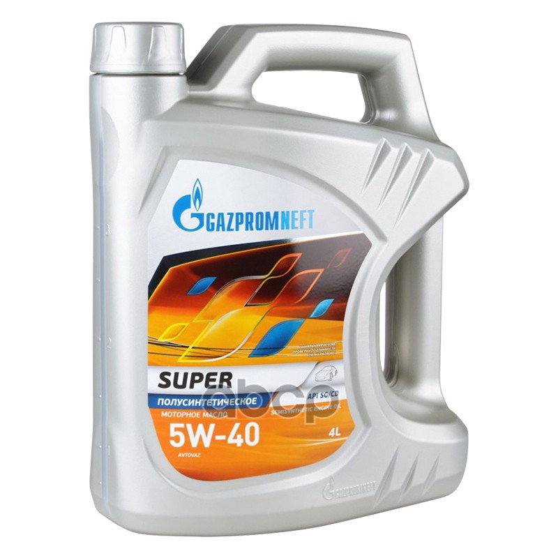 Gazpromneft Масло моторное Gazpromneft Super 5W-40 полусинтетическое 4 л 2389901316