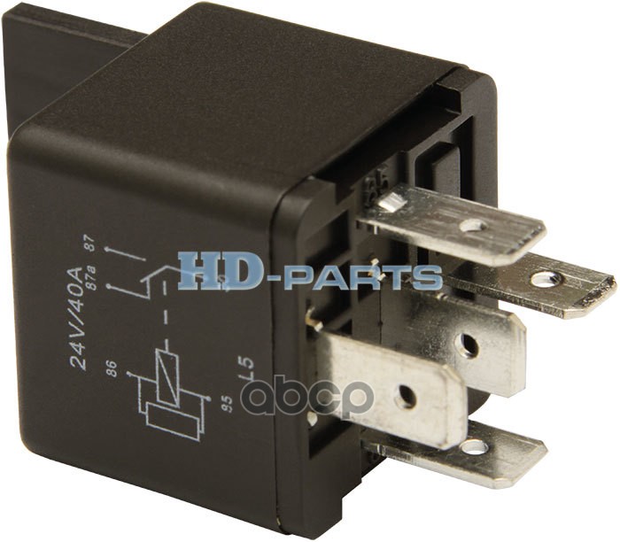 Реле Переключающее 24V 40A Daf/Man/Mb/Sc/Volvo HD-parts арт. 316046