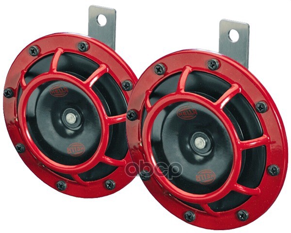 Сигнал звуковой 12 V комплект 2шт+ реле 500/300 Гц/118 dB HELLA 3AG003399801 HELLA арт. 3AG003399-801