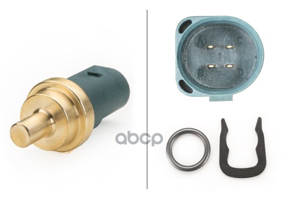 Датчик температуры охлаждающей жидкости VAG A3/A4/Octavia/Golf IV/New Beetle /4pin,d=20mm HELLA 6PT 009 107-141 HELLA арт. 6P...