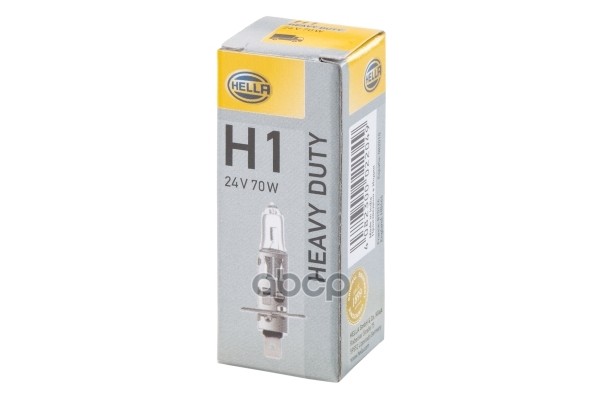 Лампа 24V H1 70W HELLA 1 шт. картон 8GH 002 089-251 HELLA арт. 8GH 002 089-251