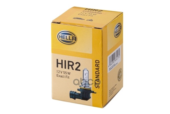 Лампа HIR2 (55) PX22d 12V HELLA арт. 8gh009319001