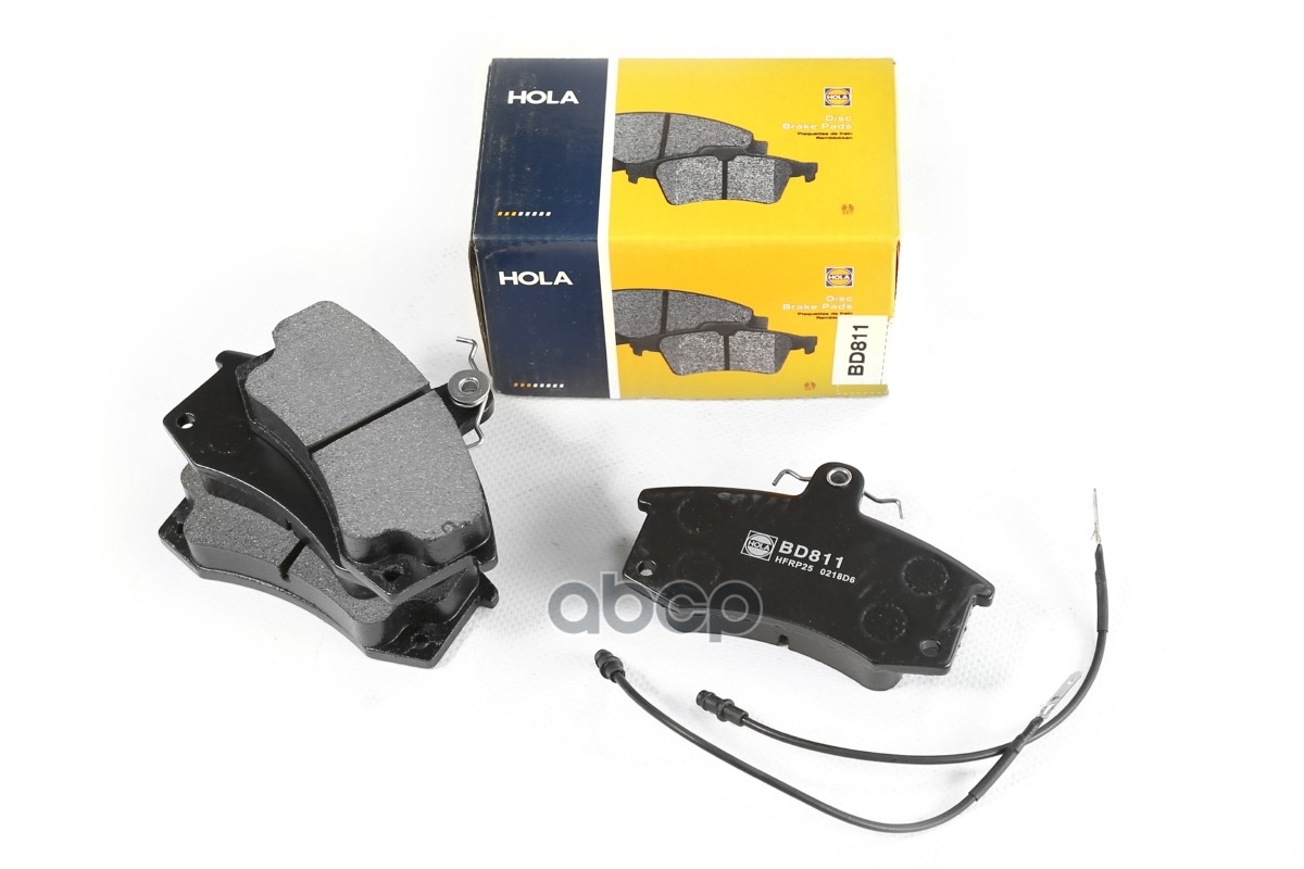 Тормозные колодки дисковые (передние) LADA 2110-2115  Kalina (1117-1119)  Priora (2170-2172)  Granta HOLA арт. bd811