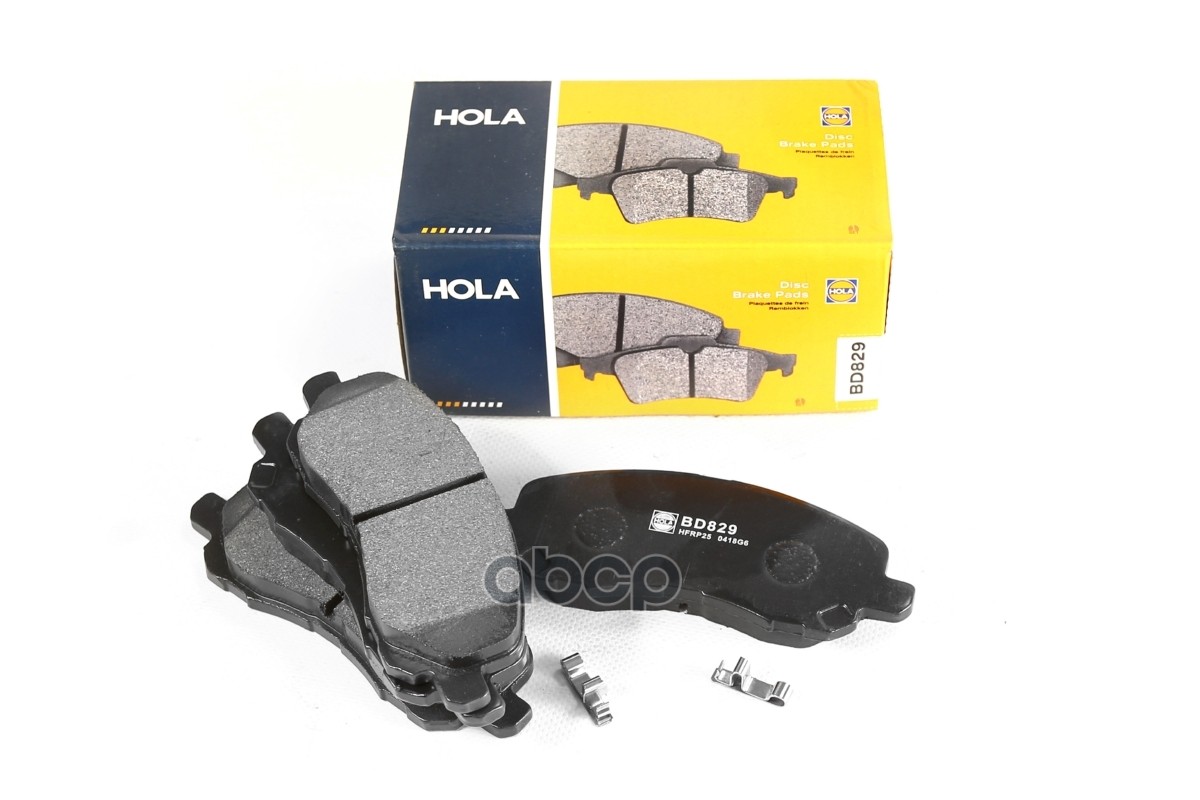 Тормозные колодки дисковые (передние) MITSUBISHI Lancer IX/X  ASX  Outlander II/III  Grandis  Galant HOLA арт. bd829