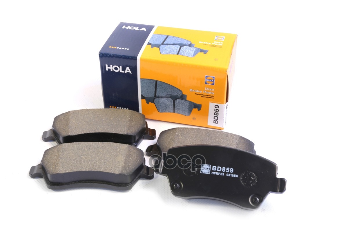 Тормозные колодки дисковые (передние) LADA Vesta  Largus  RENAULT Duster  Kaptur  Kangoo  Symbol II HOLA арт. bd859