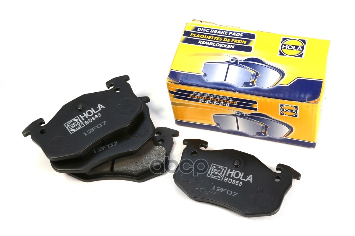 Тормозные колодки дисковые (задние) RENAULT Symbol  Clio I/II  Megane I  11  19  9  PEUGEOT 206  106 HOLA арт. bd868
