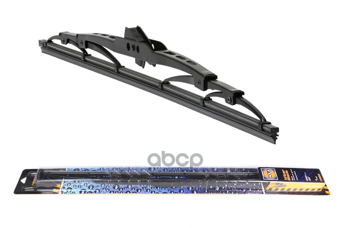 Щетка стеклоочистителя  каркасная 1шт. (22/550mm) Универсальная  адаптер крючок HOLA арт. hb22