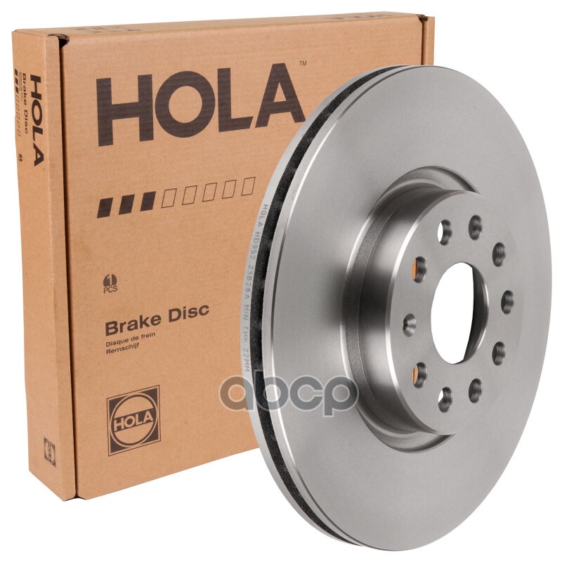 Тормозной диск вентилируемый  передний VW Tiguan I (1ZA 1ZD)  Taos (1ZK)  Passat B6 B7 B8 (1LH 1ZM 1 HOLA арт. hd952