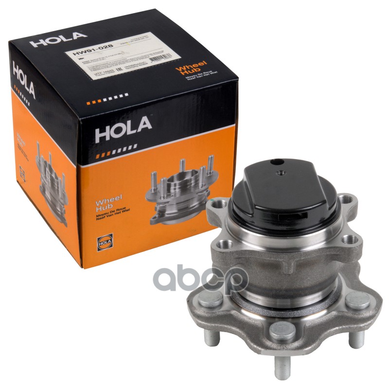 Ступица в сборе    с датчиком ABS  задняя  NISSAN Quashqai I/II  X-Trail II/III  RENAULT Koleos I/II HOLA арт. hw91-028