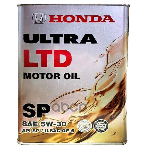 HONDA Масло моторное HONDA ULTRA LTD SP/GF-6 5W-30 4 л 08228-99974HMR 0822899974HMR