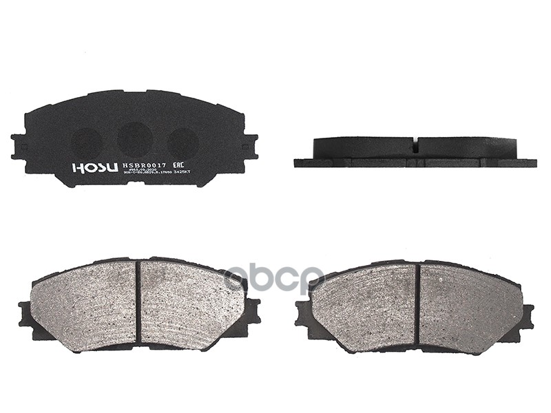 Колодки тормозные (Спереди) Toyota Allion (T260) 07-21 / Corolla 00-19 HOSU арт. HSBR0017