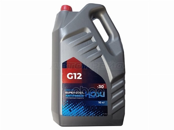 Антифриз (SUPER COOL/ G12/ 10 кг./ -30 C/ красный) HOSU арт. HSCL0009