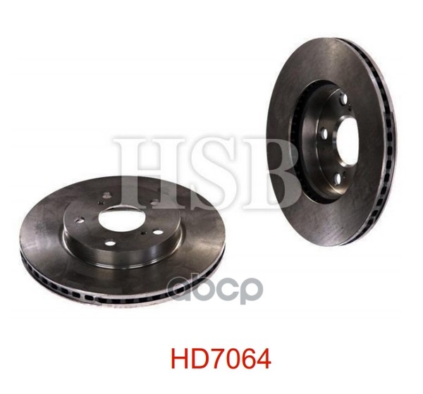 Диск Тормозной Передний Toyota Auris 1.4/1.6 Vvti 07> HSB арт. HD7064