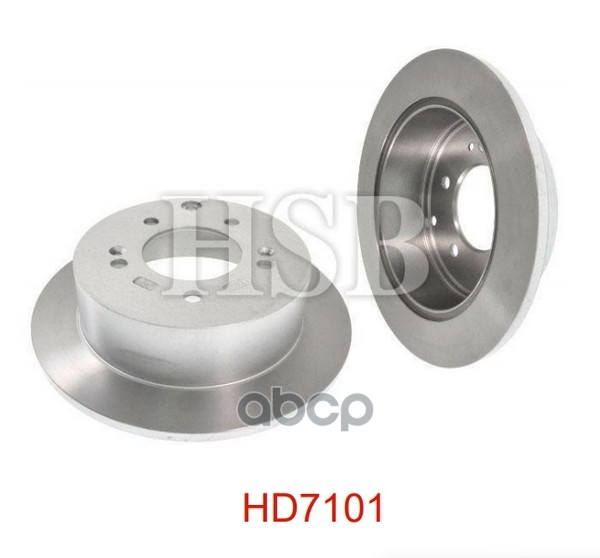 Диск Тормозной Задний Kia: Cerato Ii 1.6/2.0 09->, Soul/Soul Ii 1.6 09-> HSB арт. HD7101