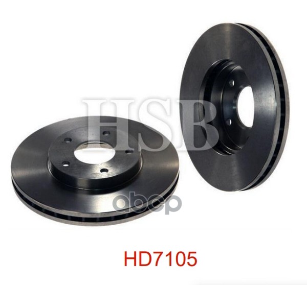 Диск Тормозной Передний Nissan: Almera Tino 00- HSB арт. HD7105