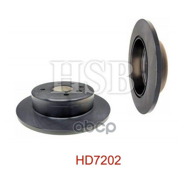 Диск Тормозной Задний Chevrolet: Epica 2.0/2.0 D/2.5 05- HSB арт. HD7202
