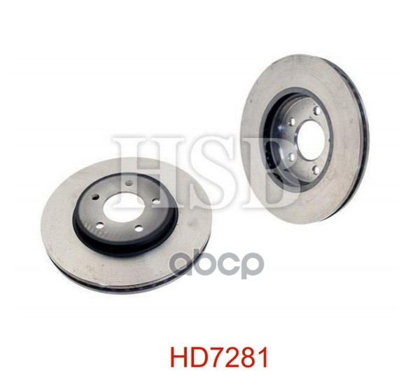 Диск Тормозной Передний Ford: Maverick 2.0/2.3/3.0 01- , Mazda: Tribute 2.3/3.0 V6 00-08 HSB арт. HD7281
