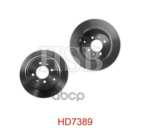 Диск Тормозной Задний Peugeot: 406 95-04, 406 Break 96-04, 406 Купе 97-04 HSB арт. HD7389