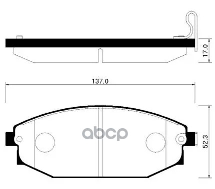 Колодки Тормозные Дисковые Передн Hyundai: Galloper 91-  Mitsubishi: Galloper 97-02  Kia: Sorento 02-08 HSB арт. HP0017