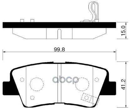 Колодки Тормозные Дисковые Задн Kia: Opius 07-09, Amanti 06-09, Soul 08-10, Optima 11-, K-5 10-  Hyundai: Sonata (Yf-Usa) 11-...