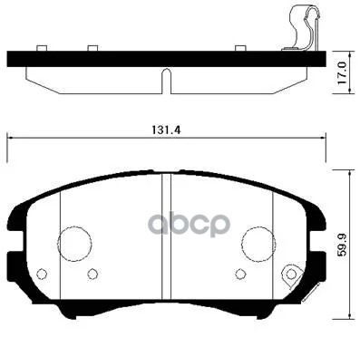 Колодки Тормозные Дисковые Kia: Sportage HSB арт. HP0042