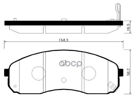 Колодки Тормозные Дисковые Передн Kia: Carnival 04-05, Sedona 04-05 HSB арт. HP1032