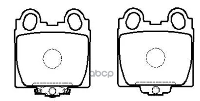 Колодки Тормозные Дисковые Lexus: Gs300 97.8- HSB арт. HP5083