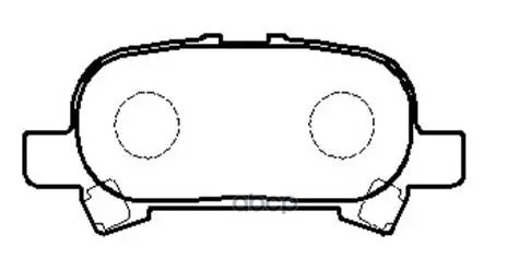 Колодки Тормозные Дисковые Задн Toyota: Camry (Usa) 01-05, Avalon 00-, Solara 01- HSB арт. HP5088