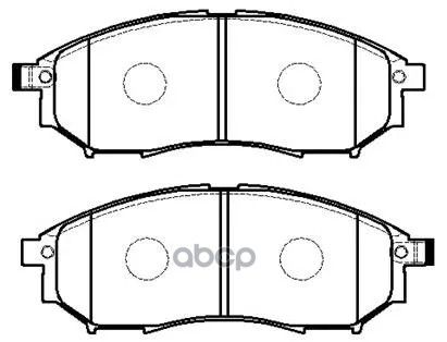 Колодки Тормозные Дисковые Передн Nissan: 350Z 06-09, Murano 05-, Pathfinder 05-  Infiniti: Fx35 05-09, Fx45 05-08, G35 05-08...