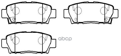 Колодки Тормозные Дисковые Toyota: Avalon 94.9- HSB арт. HP5133