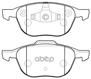 Колодки Тормозные Дисковые Передн Ford: Focus C-Max 03-07, Focus 04-07  Mazda: 3 03-09, 5 05-07  Volvo: C30 06-08, C70 06-09,...