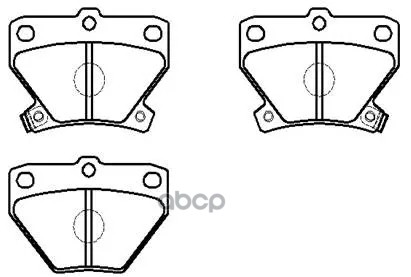 Колодки Тормозные Дисковые Toyota: Celica 99.8- HSB арт. HP5153