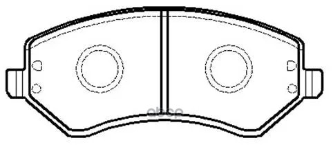 Колодки Тормозные Дисковые Chrysler: Gran Voyager 01-03 HSB арт. HP5156