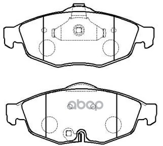 Колодки Тормозные Дисковые Chrysler: Sebring 01-  Dodge: Intetrpid 02-, Stealth 01- HSB арт. HP5159