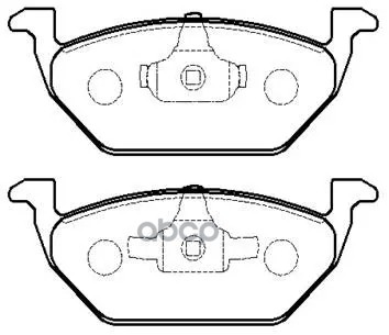 Колодки Тормозные Дисковые Vw: Golf 4  Scoda Octavia A4 HSB арт. HP5168