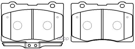Колодки Тормозные Дисковые Honda: Legend 04.10-  Acura Rl 05- HSB арт. HP5171